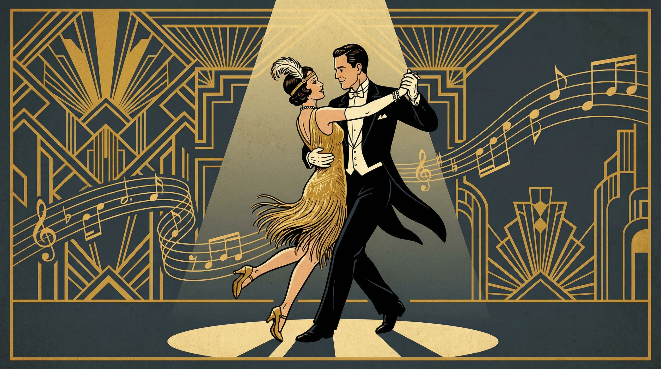1920年代摇摆舞 - 斗牛棋牌 的动感魅力